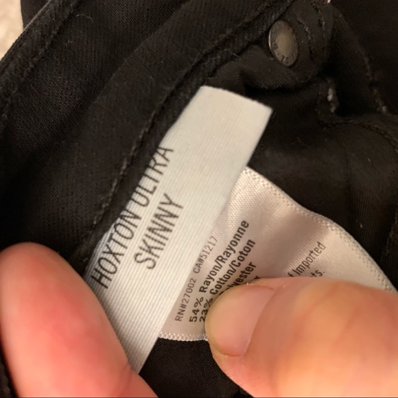 Paige Denim black skinny jeans - Picture 3 of 3